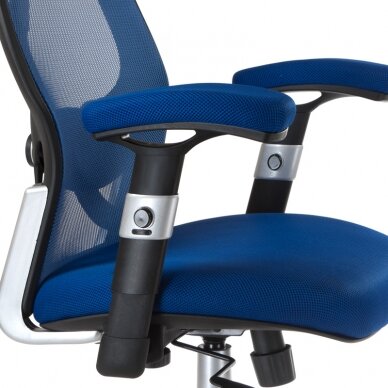 Reception, office chair CorpoComfort BX-4144, blue color 5