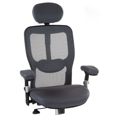 Reception, office chair CorpoComfort BX-4147, grey color 1