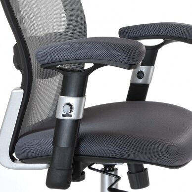 Reception, office chair CorpoComfort BX-4147, grey color 5