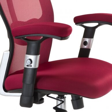 Reception, office chair CorpoComfort BX-4147, red color 5