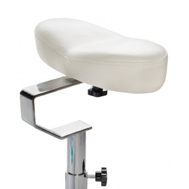 Profesionali hidraulinė pedikiūro kėdė su pakoju bei masažine vonele BR-2308, baltos spalvos 3