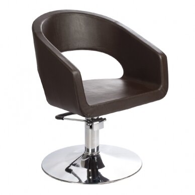 Professional hairdressing chair BH-8821, brown color