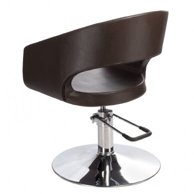 Professional hairdressing chair BH-8821, brown color 3