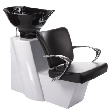 Professional hairdresser head wash LIVIO BH-8012, black color