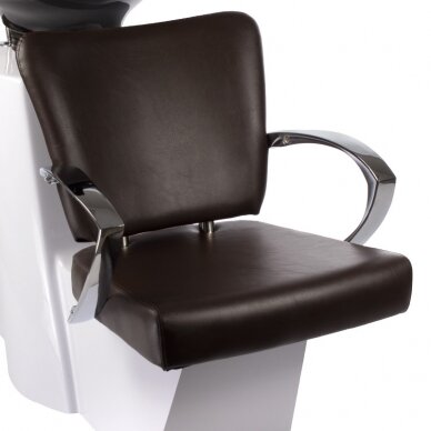 Professional hairdresser head wash LIVIO BH-8012, brown color 1