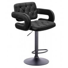 Professional chair for make-up specialists HC8403W, black velour