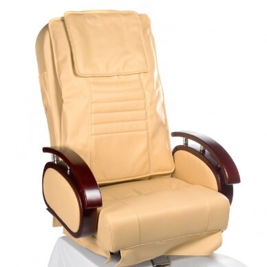 Profesionali elektrinė podologinė kėdė pedikiūro procedūroms su masažo funkcija BR-3820D, smėlio spalvos 1