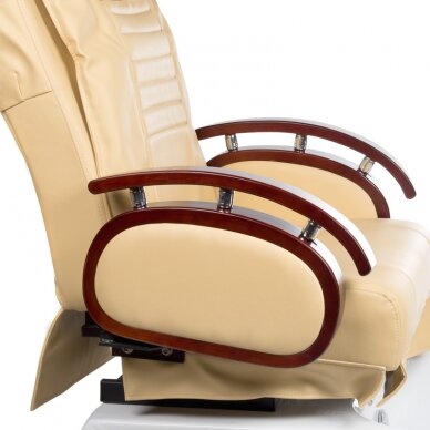 Profesionali elektrinė podologinė kėdė pedikiūro procedūroms su masažo funkcija BR-3820D, smėlio spalvos 3