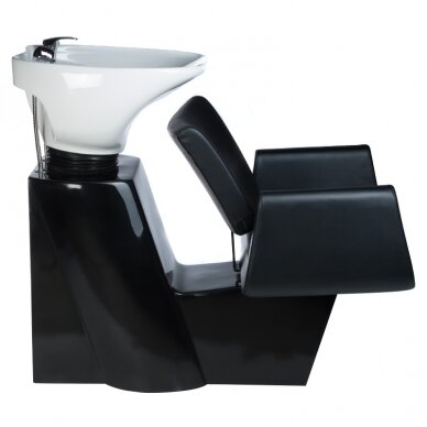 Professional hairdresser sink Vito BH-8022, black color 3