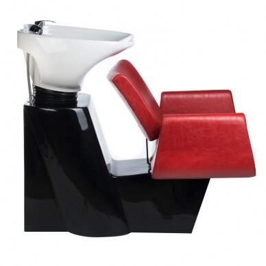 Professional hairdresser sink Vito BH-8022, red color 3