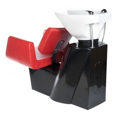 Professional hairdresser sink Vito BH-8022, red color 4