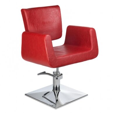 Professional hairdressing chair  VITO BH-8802, red color