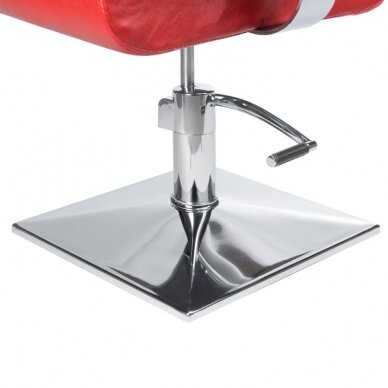 Professional hairdressing chair  VITO BH-8802, red color 3