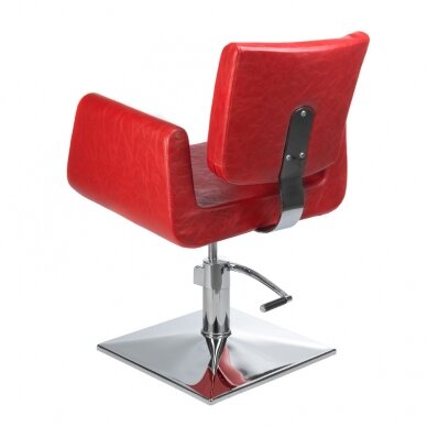 Professional hairdressing chair  VITO BH-8802, red color 4