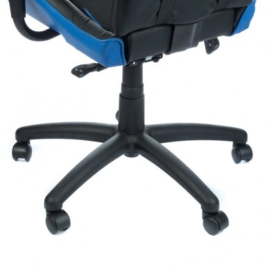 Office and computer gaming chair RACER CorpoComfort BX-3700, black - blue color 4