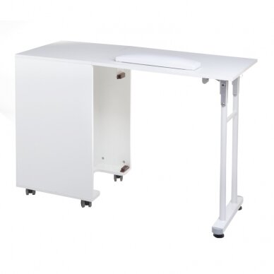 Professional manicure table BD-3802, white color 1