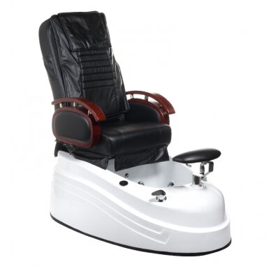 Professional electric podiatry chair for pedicure procedures with massage function BR-2307,black color