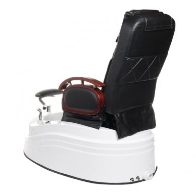 Professional electric podiatry chair for pedicure procedures with massage function BR-2307,black color 7