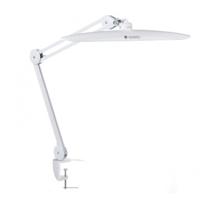 Profesionali LED lempa kosmetologams tvirtinama prie paviršių BSL-01 LED 24W CLIP, baltos spalvos