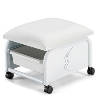 Professional footstool with tub for podiatry work EB26 1