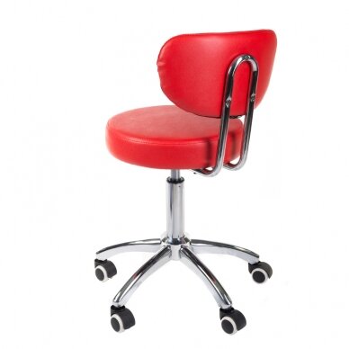 Professional master chair for beauticians and beauty salons BT-229, red color 1