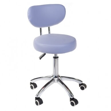 Professional master chair for beauticians and beauty salons BT-229, blue color