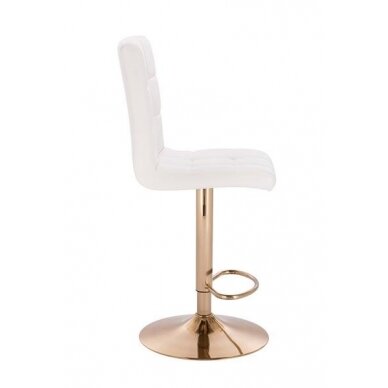 Beauty salons and beauticians stool HC1015CW white eco-leather 2