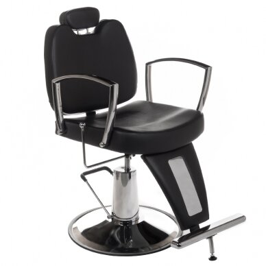 Professional barbers and beauty salons haircut chair HOMER II BH-31275, black color