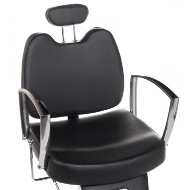 Profesionali barberio kėdė kirpykloms ir grožio salonams HOMER II BH-31275, juodos spalvos 1