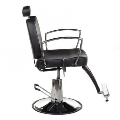 Professional barbers and beauty salons haircut chair HOMER II BH-31275, black color 4