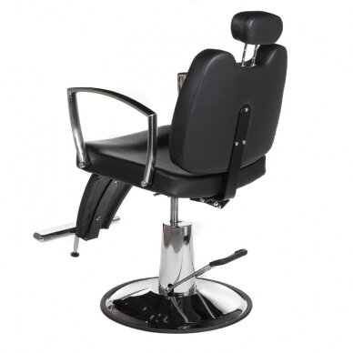 Profesionali barberio kėdė kirpykloms ir grožio salonams HOMER II BH-31275, juodos spalvos 7