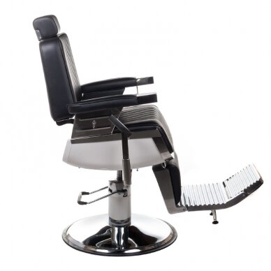 Professional barber chair for hairdressers and beauty salons LUMBER BH-31823, black color 4