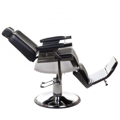 Professional barber chair for hairdressers and beauty salons LUMBER BH-31823, black color 5