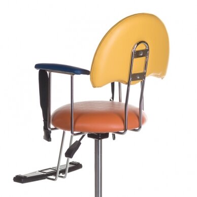 Children's hairdresser's chair BCH-609, yellow color 3