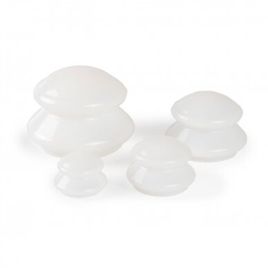 Vacuum silicone anti-cellulite massage cups, 4 different sizes 5