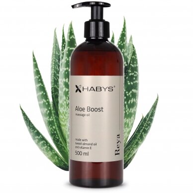 HABYS REYA  ALOE BOOST массажное масло с освежающей ноткой алоэ 3