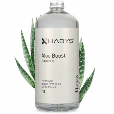 HABYS REYA  ALOE BOOST массажное масло с освежающей ноткой алоэ 1