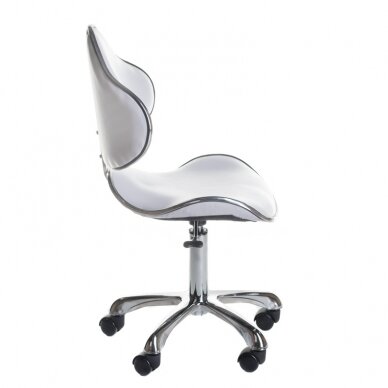 Professional master chair for beauticians and beauty salons BD-9933, white color 1