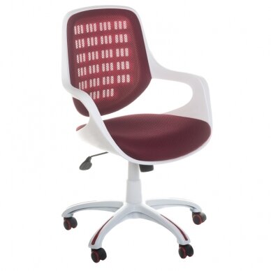 Reception, office chair CorpoComfort BX-4325, burgund color