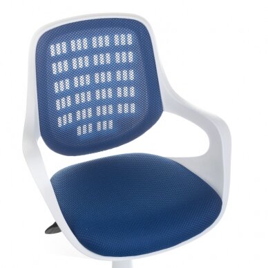 Reception, office chair CorpoComfort BX-4325, blue color 1