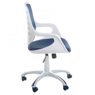 Reception, office chair CorpoComfort BX-4325, blue color 2