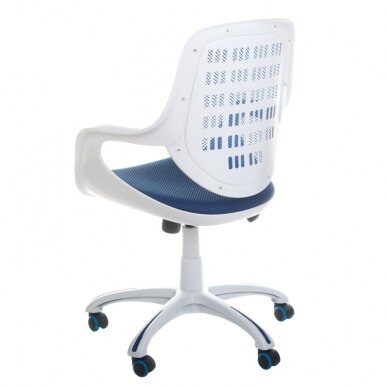 Reception, office chair CorpoComfort BX-4325, blue color 3