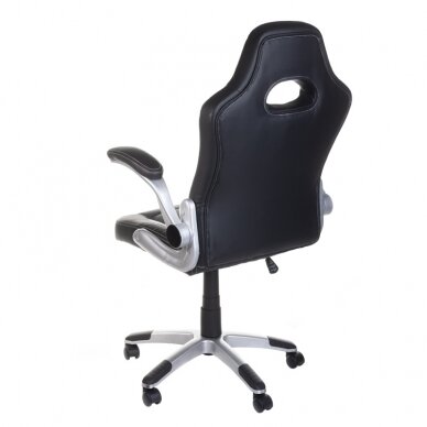 Biuro ir kompiuterinių žaidimų kėdė RACER CorpoComfort BX-6923, juodai - pilkos spalvos 5