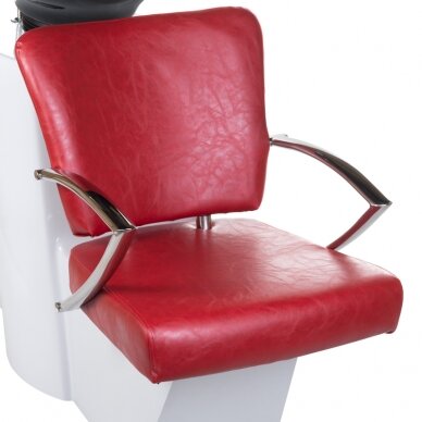 Professional hairdresser head wash LIVIO BH-8012, red color 1