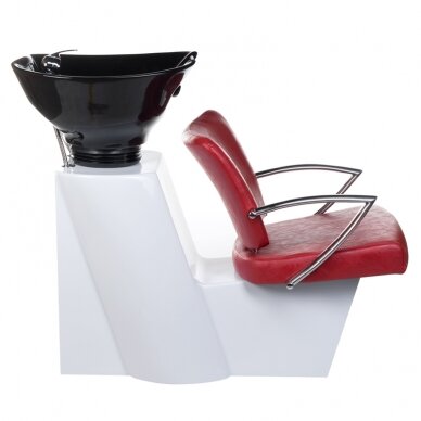 Professional hairdresser head wash LIVIO BH-8012, red color 3