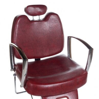 Professional barbers and beauty salons haircut chair HOMER II BH-31275, red color 1