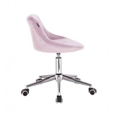 Professional beauty salons and beauticians stool HR1054K, lilac velor 2