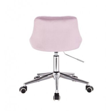 Professional beauty salons and beauticians stool HR1054K, lilac velor 3