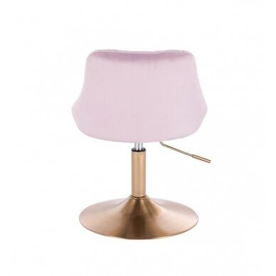 Beauty salons and beauticians stool HR1054N, lilac velor 3