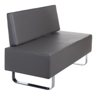 Professional waiting room sofa Messina BD-6713, grey color 2